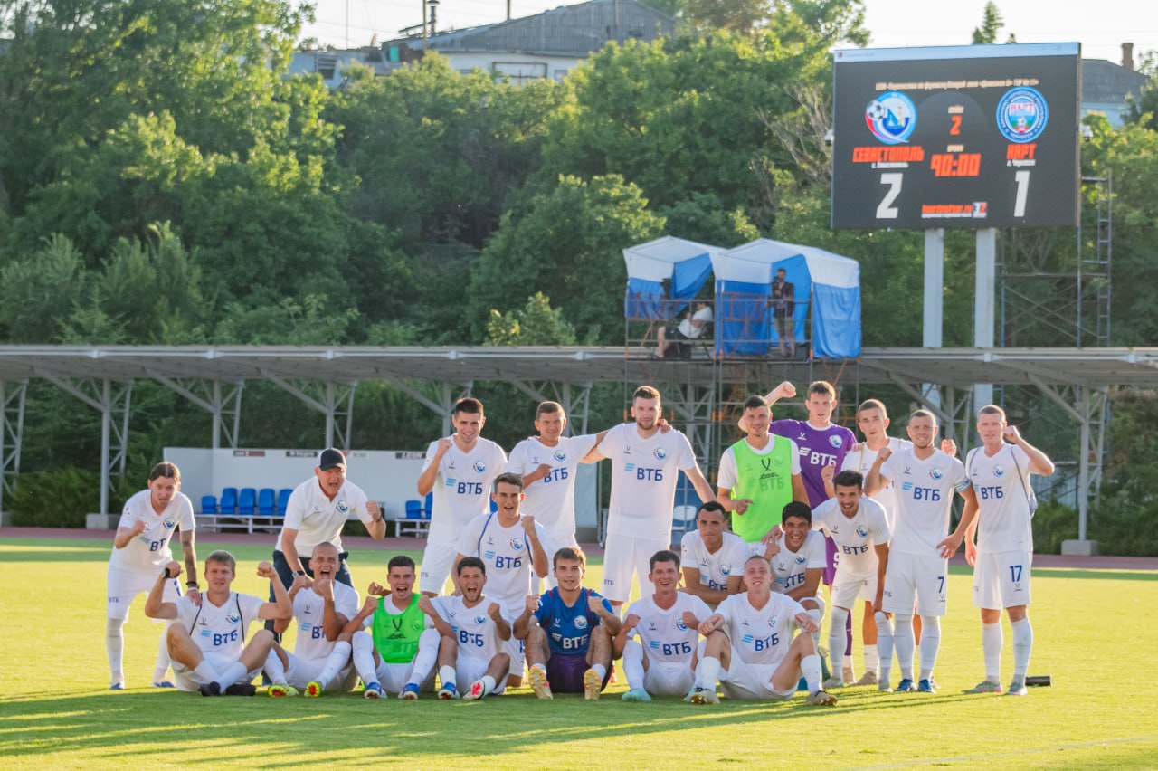 ФК «Севастополь» сыграл с ФК «Нарт» со счетом 2:1